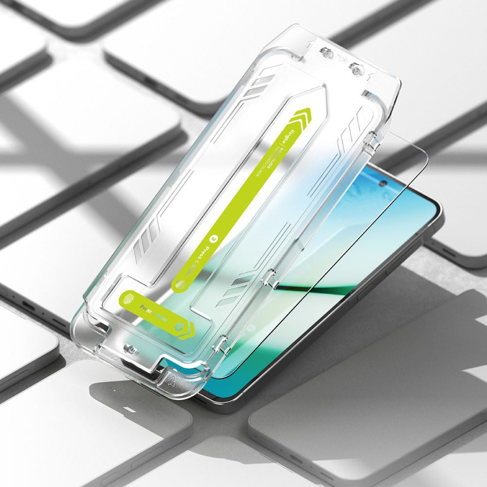 Ringke Easy Slide Skærmbeskytter til Samsung Galaxy A36 A366, Hærdet Glas, Fuld Lim, Sæt med 2 stk