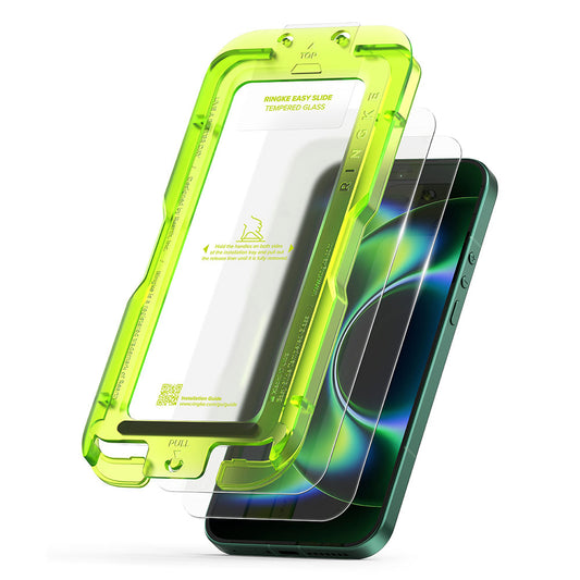 Ringke Easy Slide Skærmbeskytter til Xiaomi 17 Ultra, Hærdet Glas, Fuld Lim, Sæt med 2 stk