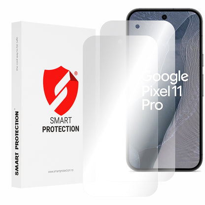 Smart Protection Premium Classic Skærmbeskyttelsesfilm til Google Pixel 11 Pro, Plastik, Fuld Lim, Sæt med 2 stk