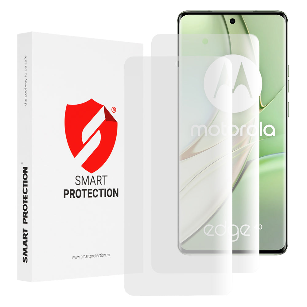 Smart Protection Premium Classic Skærmbeskytter til Motorola Edge (2023) / Edge 40 Neo / Edge 40, Plastik, Sæt med 2 stk.