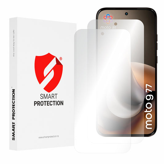 Beskyttelsesfilm Smart Protection Premium Classic til Motorola Moto G77, Plastik, Sæt med 2 stykker
