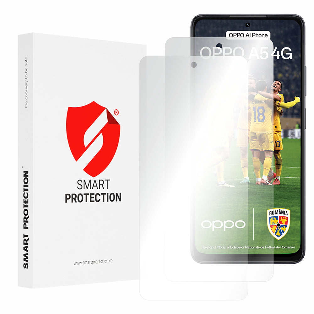 Skærmbeskyttelsesfilm Smart Protection Premium Classic til Oppo A5 4G, Plastik, Sæt med 2 stk.