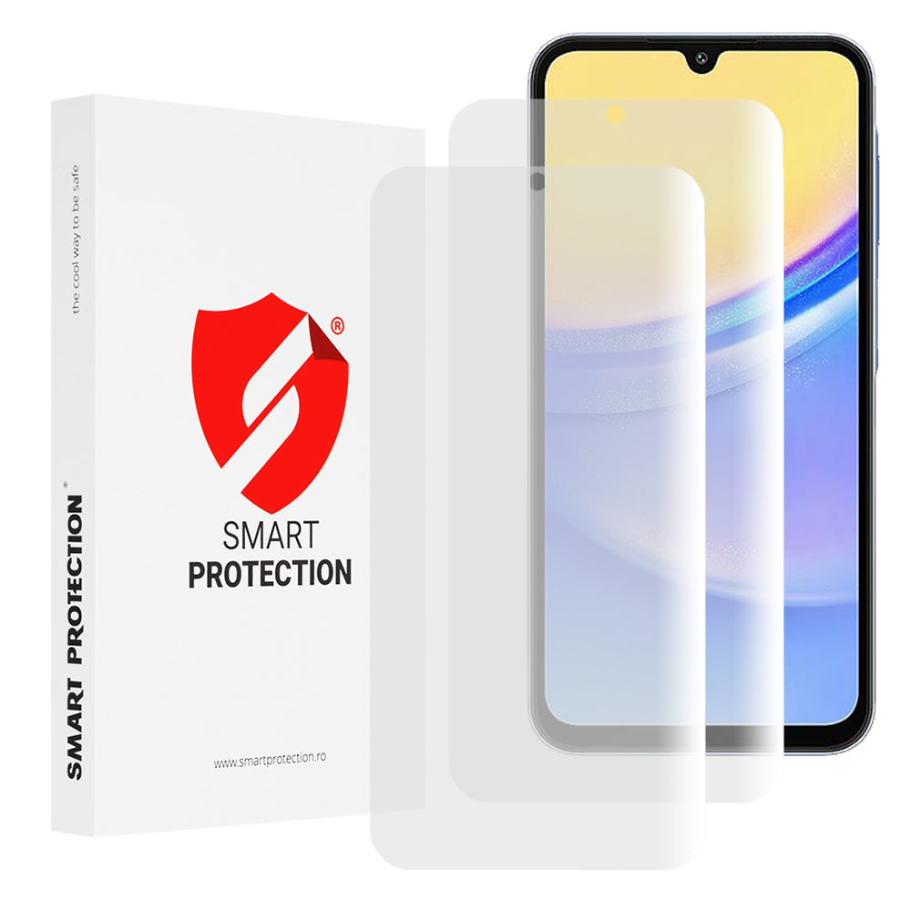 Smart Protection Premium Classic Skærmbeskytter til Samsung Galaxy A15 5G A156 / A15 A155, Plastik, Sæt med 2 stk.