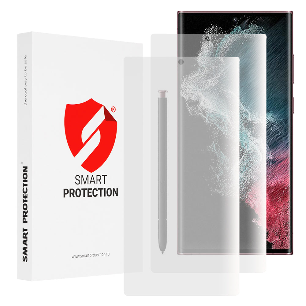 Skærmbeskyttelsesfilm Smart Protection Premium Classic til Samsung Galaxy S22 Ultra 5G S908, plastik, sæt med 2 stk.