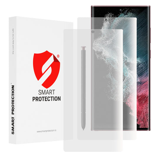 Skærmbeskyttelsesfilm Smart Protection Premium Classic til Samsung Galaxy S22 Ultra 5G S908, plastik, sæt med 2 stk.