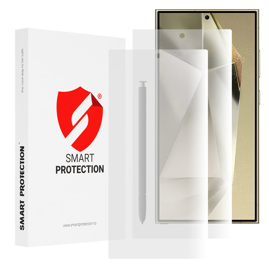 Skærmbeskyttelsesfilm Smart Protection Premium Classic til Samsung Galaxy S24 Ultra S928, Plastik, Sæt med 2 stk.