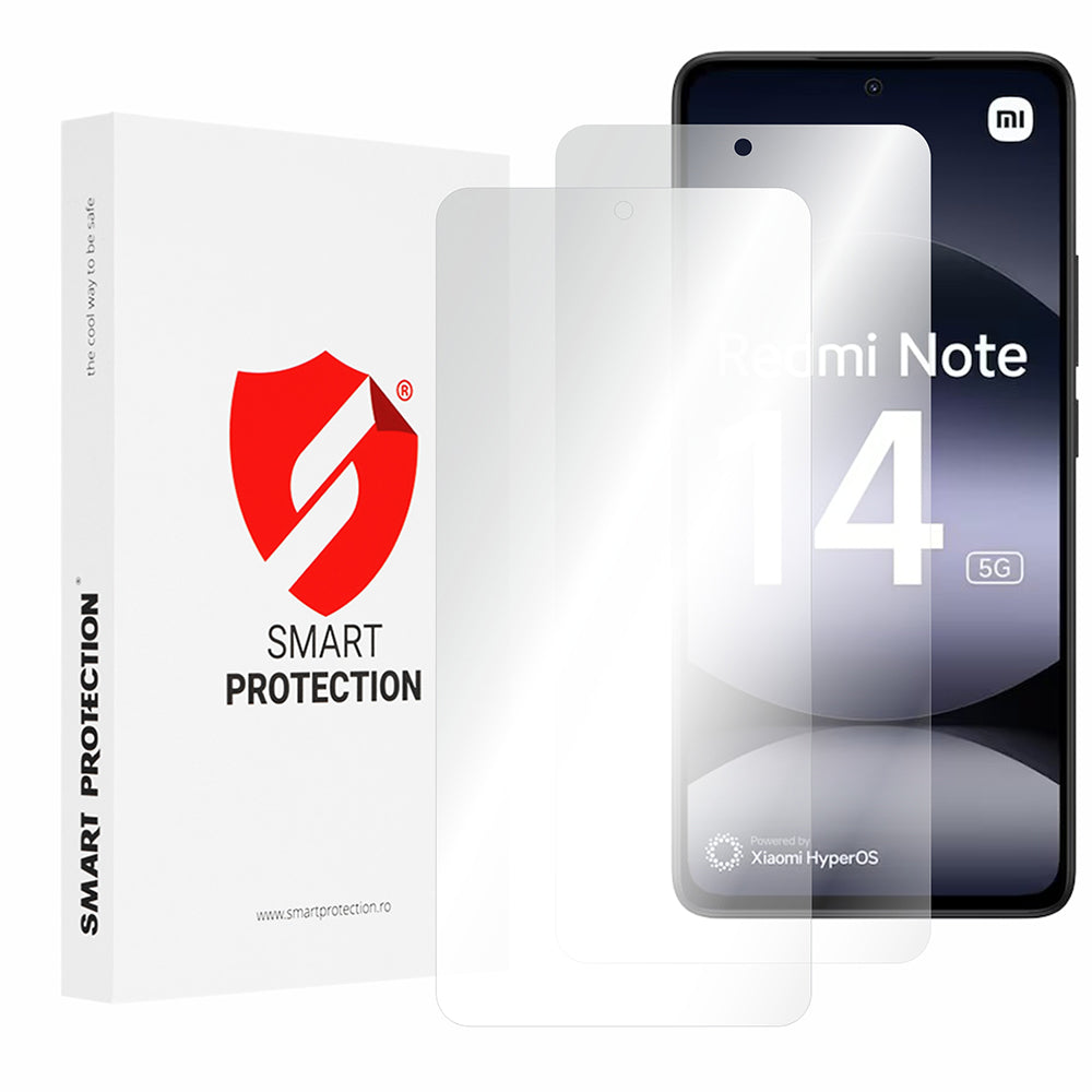 Smart Protection Premium Classic Skærmbeskytter til Xiaomi Redmi Note 14 4G (Standard), Plastik, Sæt med 2 stk