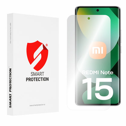 Beskyttelsesfilm Smart Protection Premium Classic til Xiaomi Redmi Note 15 4G, Plastik, Sæt med 2 stykker