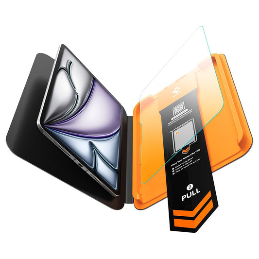 Skærmbeskyttelsesfilm Spigen GlastR Align Master T til Apple iPad Air 11 (2026) / Air 11 (2025), Hærdet Glas, Full Glue AGL11701