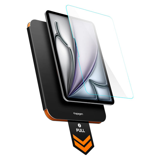 Skærmbeskyttelsesfilm Spigen GlastR Align Master T til Apple iPad Air 11 (2026) / Air 11 (2025), Hærdet Glas, Full Glue AGL11701
