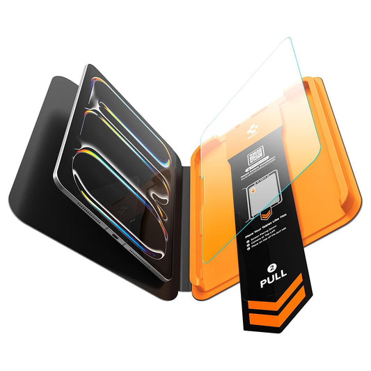 Skærmbeskyttelsesfilm Spigen GlastR Align Master T til Apple iPad Pro 11 (2025) / Pro 11 (2024), Hærdet Glas, Full Glue AGL11699