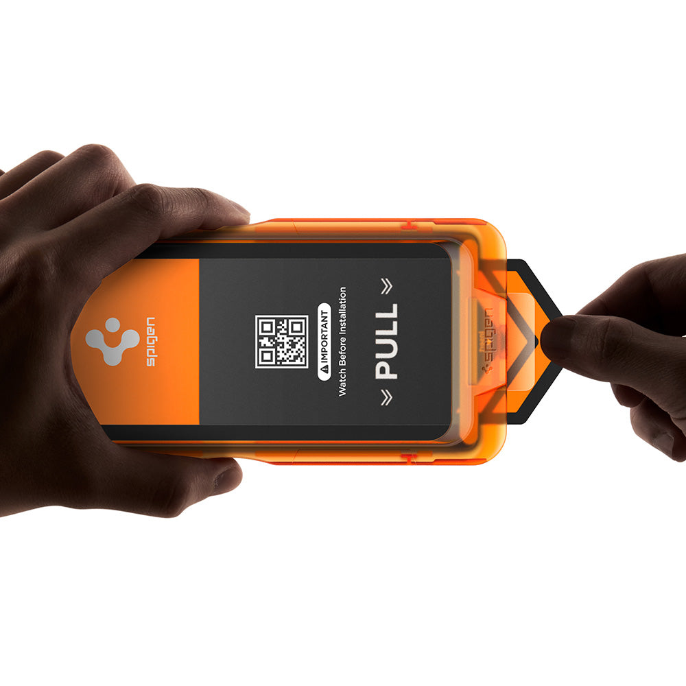 Skærmbeskyttelsesfilm Spigen GlastR AlignMaster S til Apple iPhone 18 Pro Max / 17 Pro Max, hærdet glas, fuld lim, sæt med 2 stk AGL10101