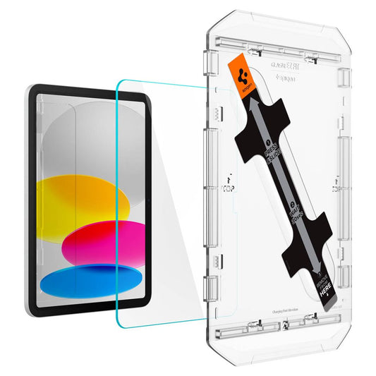 Skærmbeskytter Spigen GlastR EZ FIT til Apple iPad (2025) / (2022), Hærdet Glas, Full Glue AGL05554