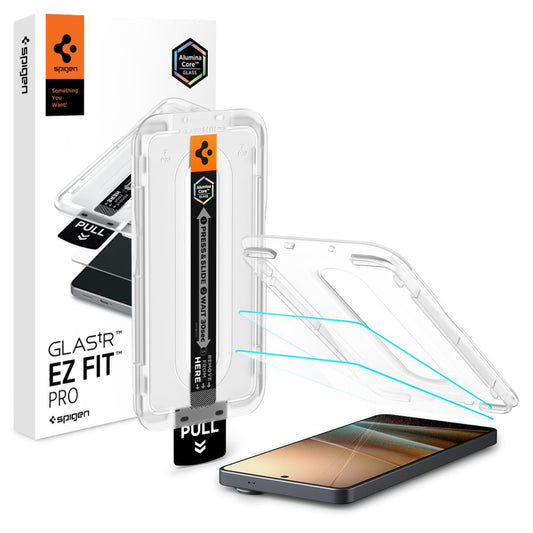 Beskyttelsesfilm til skærm Spigen GlastR EZ FIT Pro HD Anti-Reflection til Samsung Galaxy S26 Ultra S948, Hærdet glas, Fuldklæbende, Sæt med 2 stykker