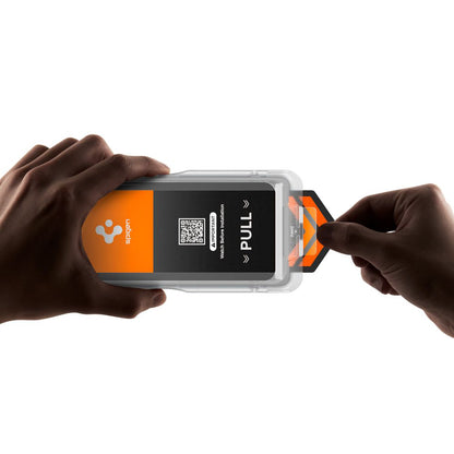 Beskyttelsesfilm til skærm Spigen GlastR EZ FIT Pro HD til Samsung Galaxy S26 S942, Hærdet Glas, Full Glue AGL11097