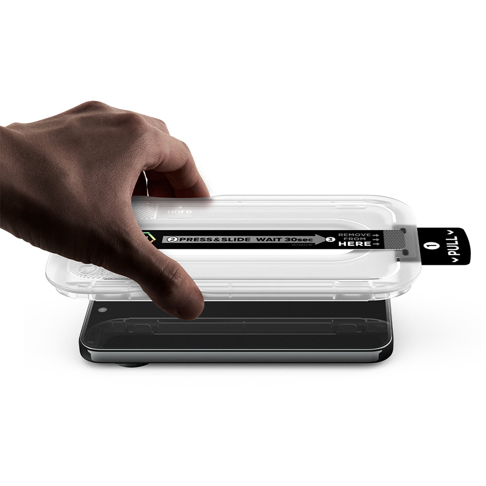 Skærmbeskyttelsesfilm Spigen GlastR EZ FIT Pro til Google Pixel 11 Pro XL, hærdet glas, fuld lim, sæt med 2 stk AGL11485