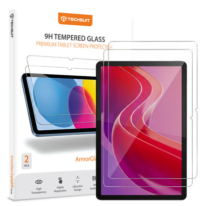 Beskyttelsesfilm til skærm Techsuit ArmorGlass CrystalHD til Lenovo Tab M11, Hærdet Glas, Full Glue, Sæt med 2 stykker