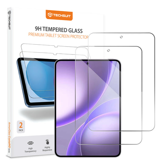 Techsuit ArmorGlass CrystalHD skærmbeskytter til Oppo Pad Mini, hærdet glas, fuld lim, sæt med 2 stk.