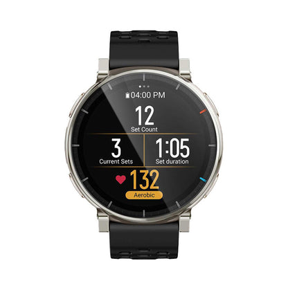 Beskyttelsesfilm Techsuit Nano Flex til Amazfit Active 3 Premium, Plastik, Sæt med 2 stykker, Sort