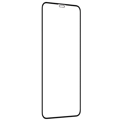 Techsuit skærmbeskyttelsesfilm til Apple iPhone 11 / XR, hærdet glas, fuld lim, 111D, sort