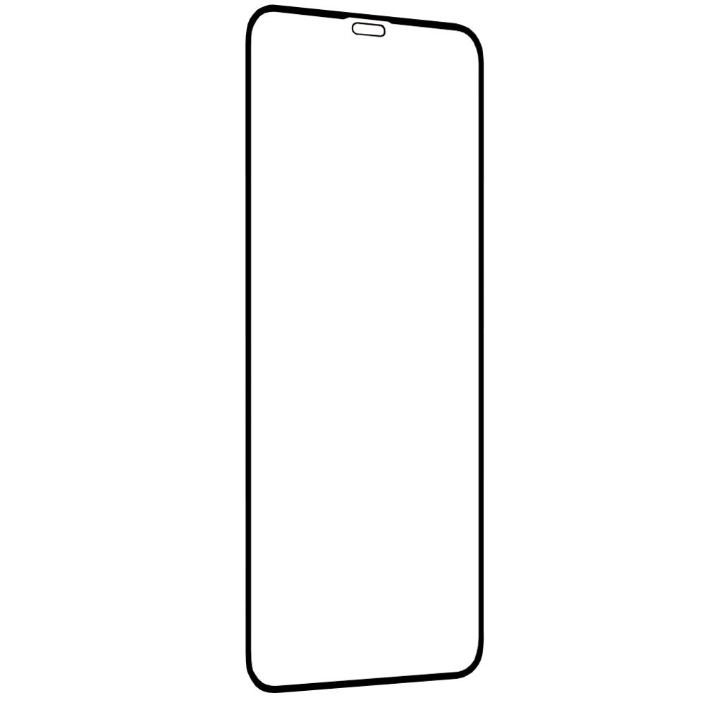 Techsuit Skærmbeskyttelse til Apple iPhone 12 Pro Max, Hærdet Glas, Full Glue, 111D, Sort