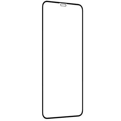 Techsuit Skærmbeskyttelse til Apple iPhone 12 Pro Max, Hærdet Glas, Full Glue, 111D, Sort