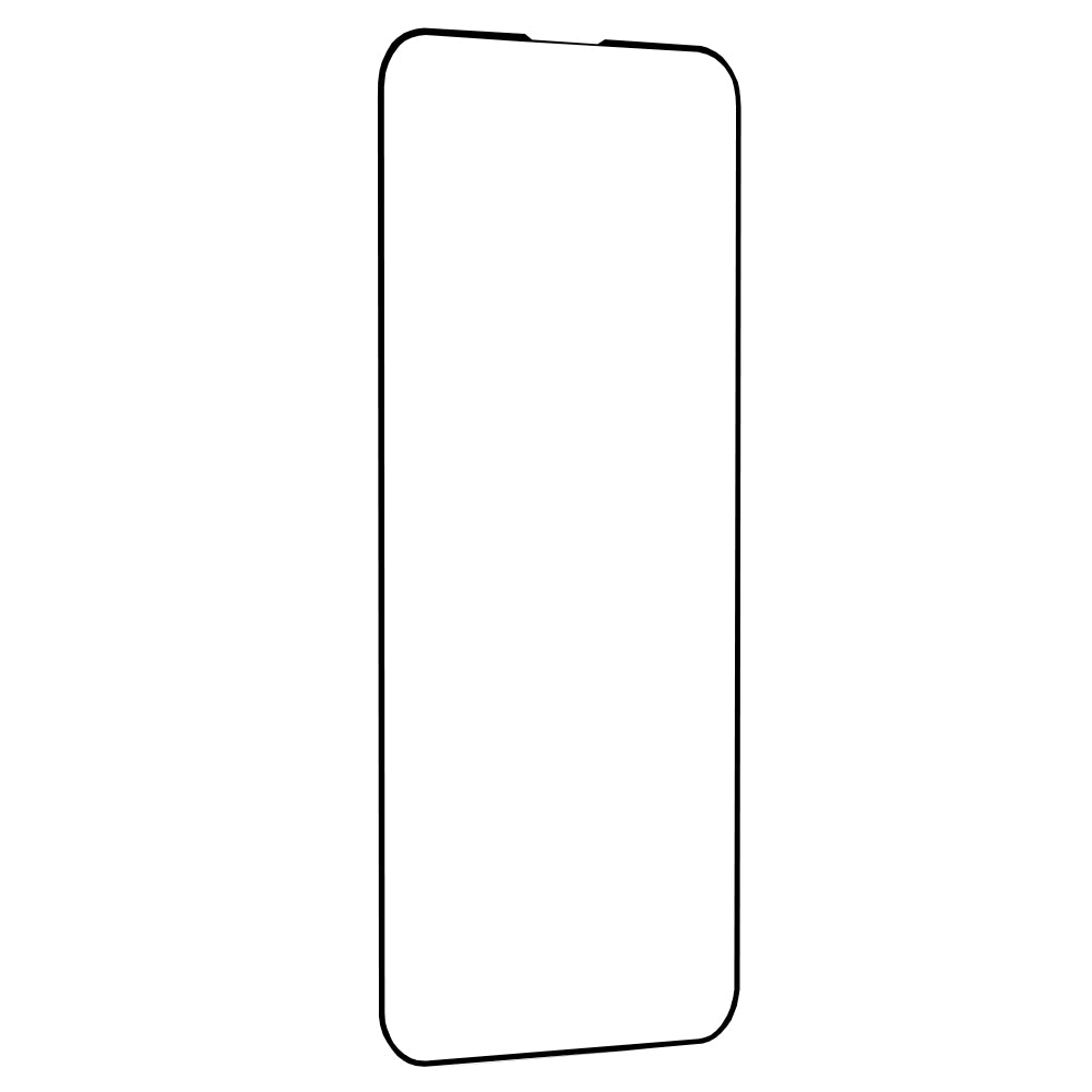 Techsuit skærmbeskyttelsesfilm til Apple iPhone 14 Plus / 13 Pro Max, hærdet glas, fuld lim, 111D, sort