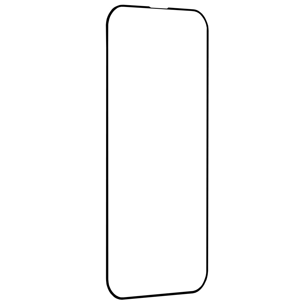 Techsuit Skærmbeskyttelsesfilm til Apple iPhone 14 Pro Max, Hærdet Glas, Full Glue, 111D, Sort