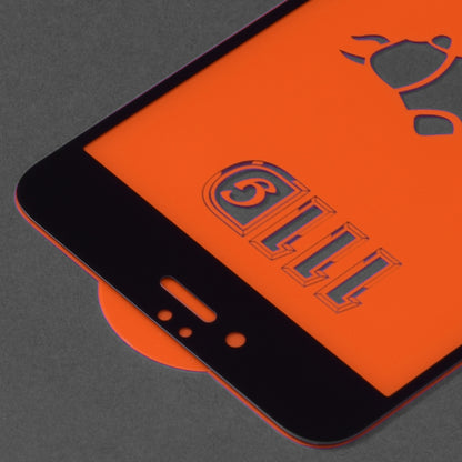 Techsuit skærmbeskyttelsesfilm til Apple iPhone 6s Plus / 6 Plus, hærdet glas, fuld lim, 111D, sort