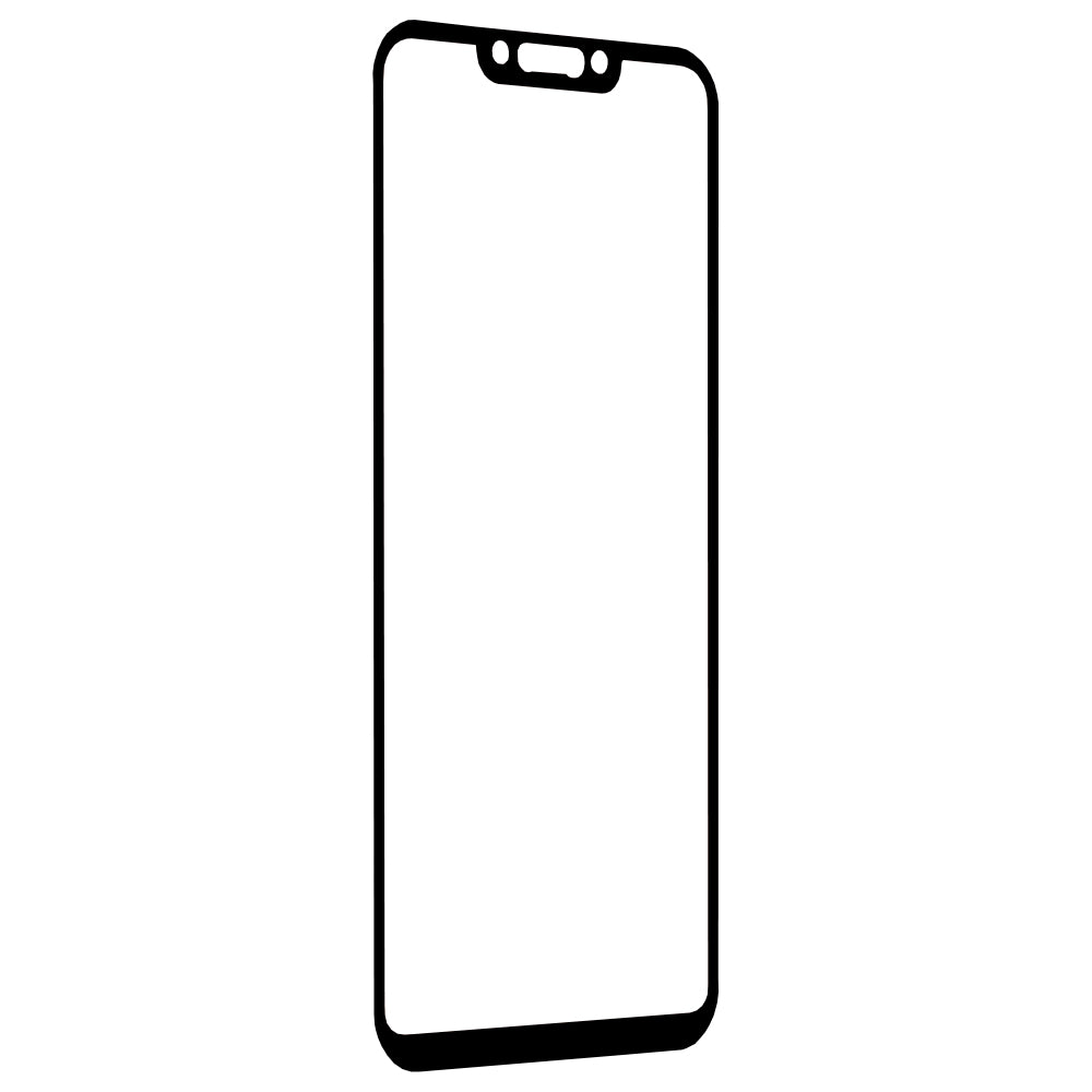 Techsuit skærmbeskytter til Huawei P Smart+ 2019 / Mate 20 Lite / nova 3 / nova 3i, hærdet glas, fuld lim, 111D, sort