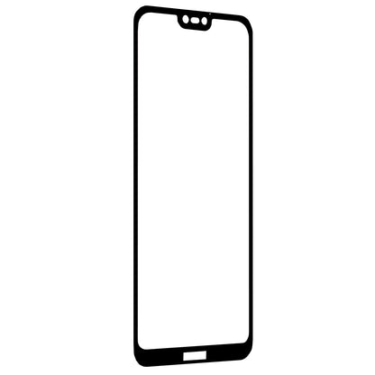 Techsuit Skærmbeskytter til Huawei P20 Lite, Hærdet Glas, Full Glue, 111D, Sort