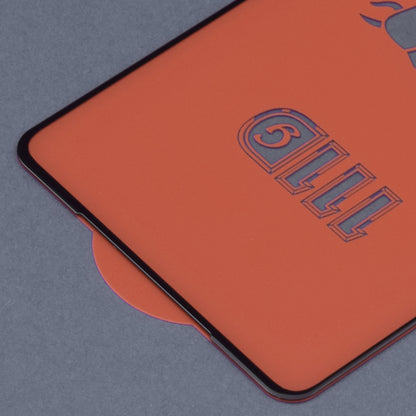 Techsuit Skærmbeskyttelsesfilm til Motorola Moto G52 / G82, Hærdet Glas, Full Glue, 111D, Sort