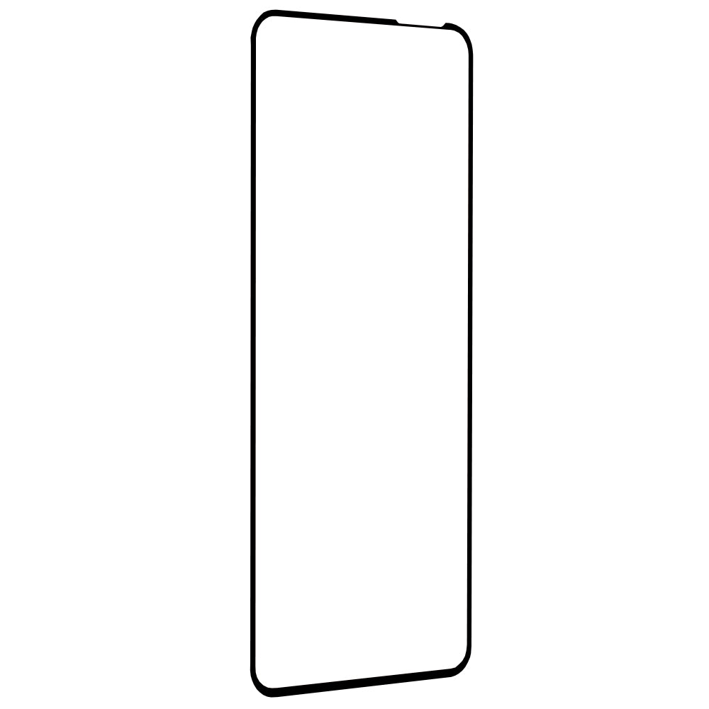 Techsuit skærmbeskyttelsesfilm til OnePlus Nord N200 5G / Oppo A74 5G / A54 5G, hærdet glas, fuld lim, 111D, sort