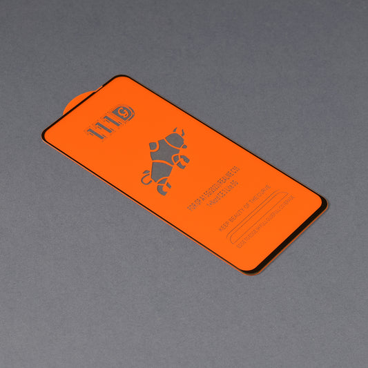 Techsuit skærmbeskyttelsesfilm til OnePlus Nord N30 SE / Oppo A79 / A98 / A58 4G, hærdet glas, fuld lim, 111D, sort