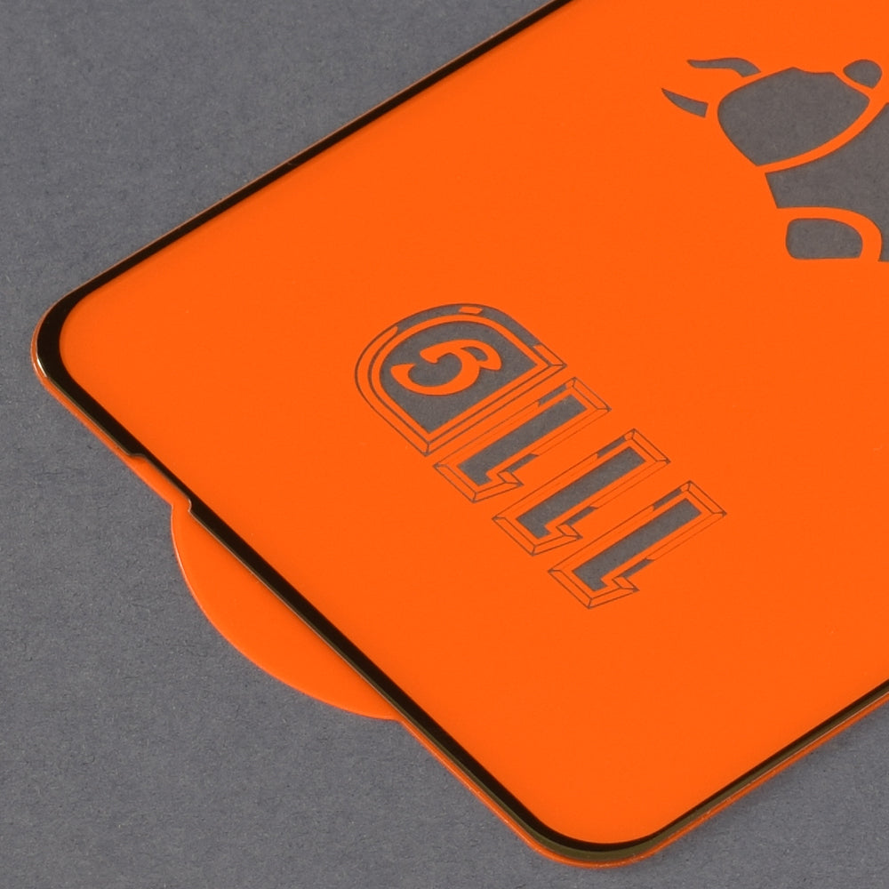 Techsuit skærmbeskyttelsesfilm til OnePlus Nord N30 SE / Oppo A79 / A98 / A58 4G, hærdet glas, fuld lim, 111D, sort