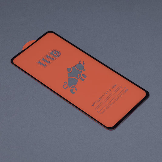 Techsuit skærmbeskyttelsesfilm til Samsung Galaxy A54 A546, hærdet glas, fuld lim, 111D, sort