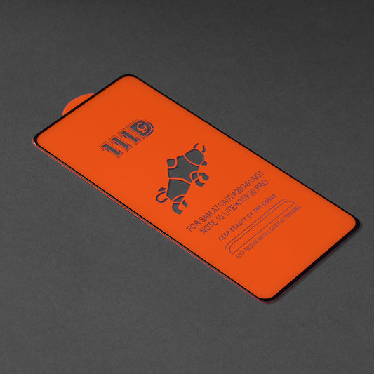 Techsuit Skærmbeskytter til Samsung Galaxy A72 A725 / A72 5G A726, Hærdet Glas, Full Glue, 111D, Sort