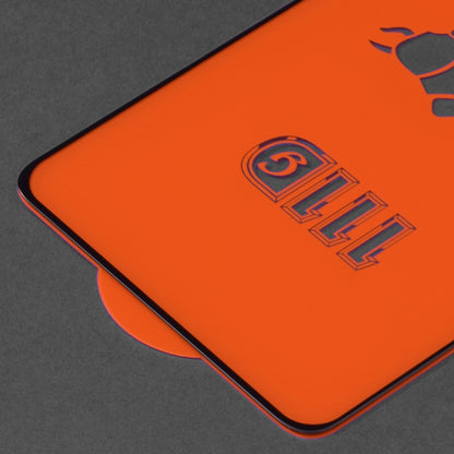 Techsuit Skærmbeskytter til Samsung Galaxy A72 A725 / A72 5G A726, Hærdet Glas, Full Glue, 111D, Sort