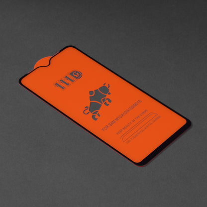 Techsuit skærmbeskytter til Samsung Galaxy M01s M017 / A10s A107 / A10 A105 / M10 M105, hærdet glas, fuld lim, 111D, sort
