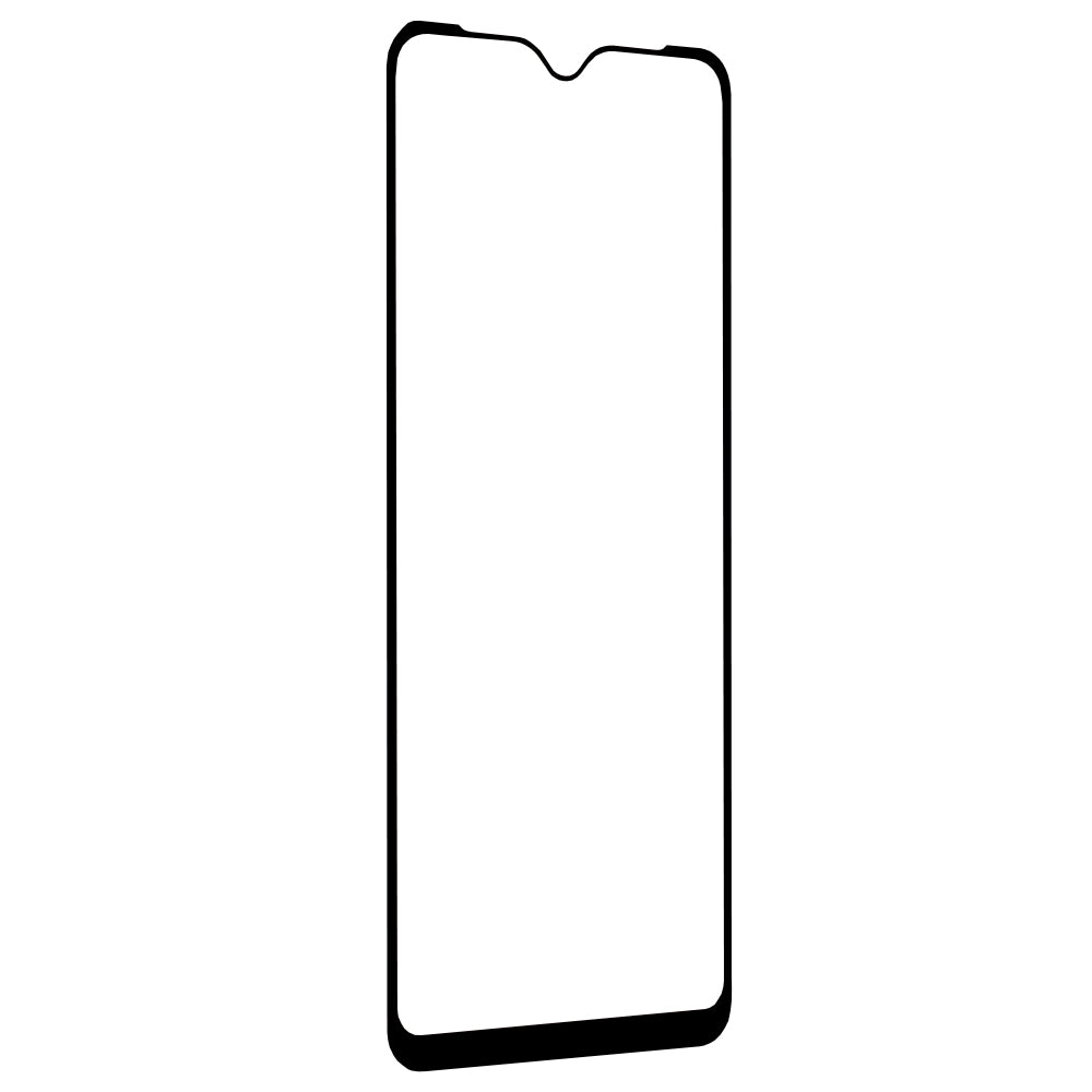 Techsuit skærmbeskytter til Samsung Galaxy M01s M017 / A10s A107 / A10 A105 / M10 M105, hærdet glas, fuld lim, 111D, sort
