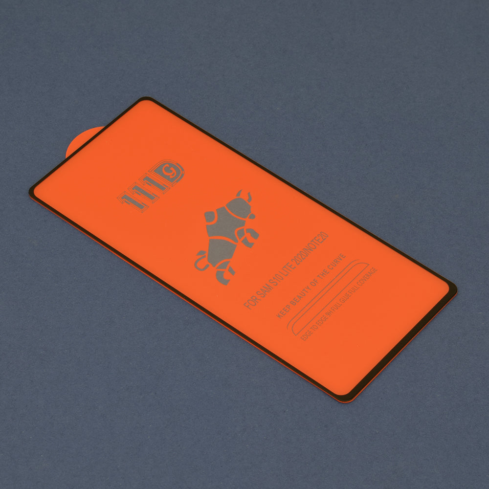Techsuit skærmbeskyttelsesfilm til Samsung Galaxy Note 20 5G N981 / Note 20 N980, hærdet glas, fuld lim, 111D, sort
