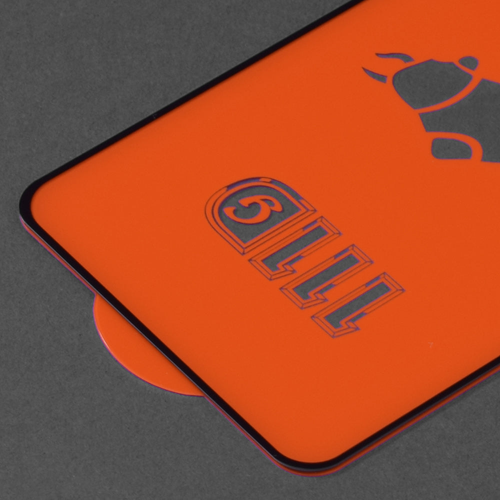 Techsuit skærmbeskyttelsesfilm til Samsung Galaxy S21 5G G991, hærdet glas, fuld lim, 111D, sort