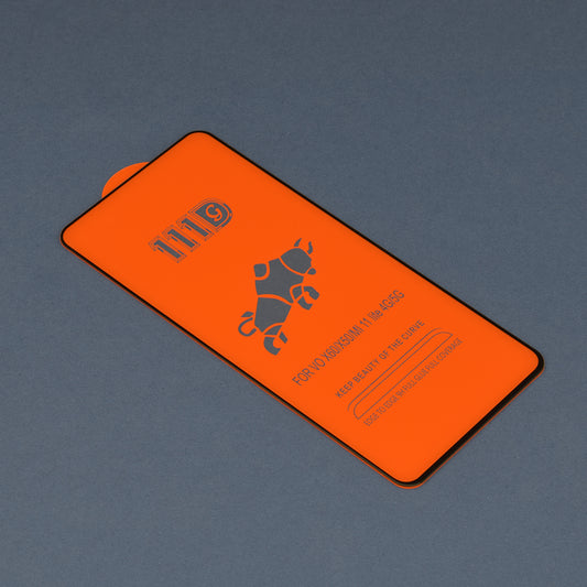 Techsuit Skærmbeskyttelsesfilm til Xiaomi 11 Lite 5G NE / Mi 11 Lite 5G / 11 Lite, Hærdet Glas, Full Glue, 111D, Sort