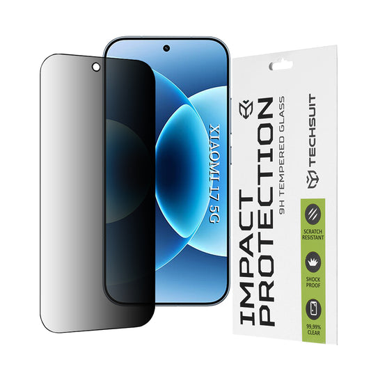Beskyttelsesfilm Techsuit skærmbeskytter til Xiaomi 17, Hærdet Glas, Full Glue, 111D