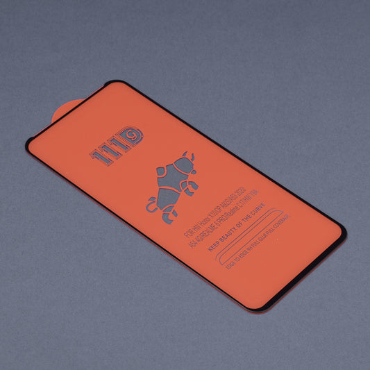 Techsuit skærmbeskyttelsesfilm til Xiaomi Poco M4 Pro / Redmi Note 11S / Note 11, hærdet glas, fuld lim, 111D, sort
