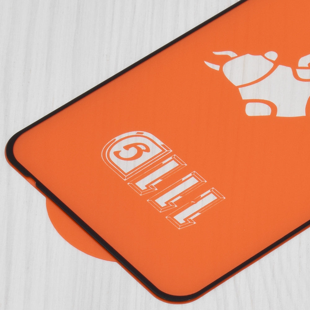 Techsuit Skærmbeskytter til Xiaomi Poco M6 4G / Redmi 13 / 12 5G / 12, Hærdet Glas, Full Glue, 111D, Sort