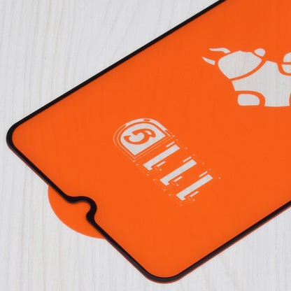 Techsuit Skærmbeskyttelsesfilm til Xiaomi Redmi A3x / A3, Hærdet Glas, Full Glue, 111D, Sort