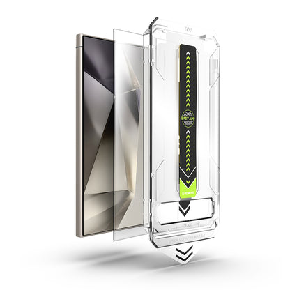 Techsuit TitanGlass CrystalHD Skærmbeskyttelsesfilm til Samsung Galaxy S24 Ultra S928, Sikkerhedsglas, Fuld Lim