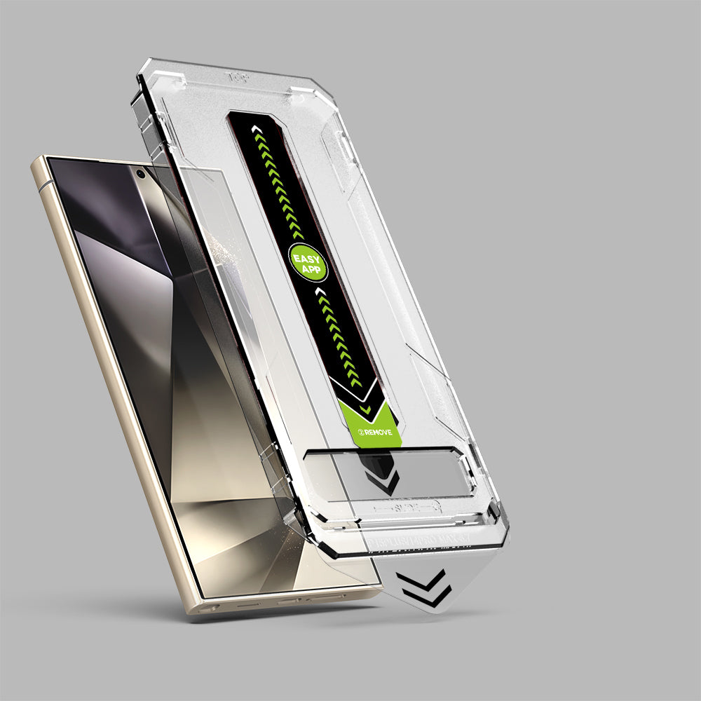 Techsuit TitanGlass CrystalHD Skærmbeskyttelsesfilm til Samsung Galaxy S24 Ultra S928, Sikkerhedsglas, Fuld Lim