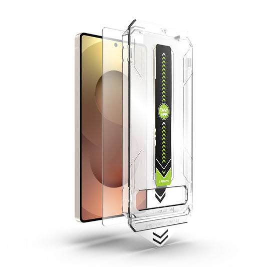 Techsuit TitanGlass CrystalHD Skærmbeskytter til Samsung Galaxy S25+ S936 / S24+ S926, Sikkerhedsglas, Fuld Lim